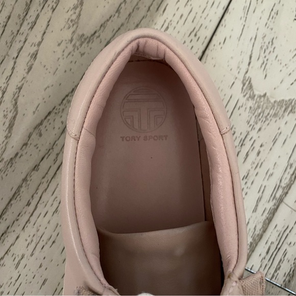 Tory Sport Ruffle Sneakers by Tory Burch In Cotton Pink / Snow White - Picture 8 of 12